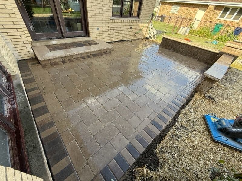 Transform Your Backyard with Stunning Brick Pavers image